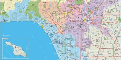 Mapa Beverly Hills Los Angeles