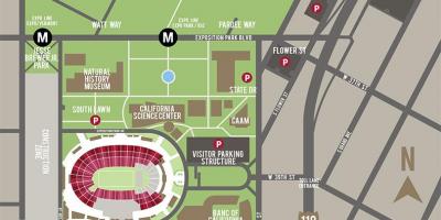 La-parking mapa Koloseum 