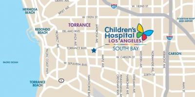 Mapa szpital dziecięcy Los Angeles