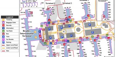 LAX terminalu bramy mapie